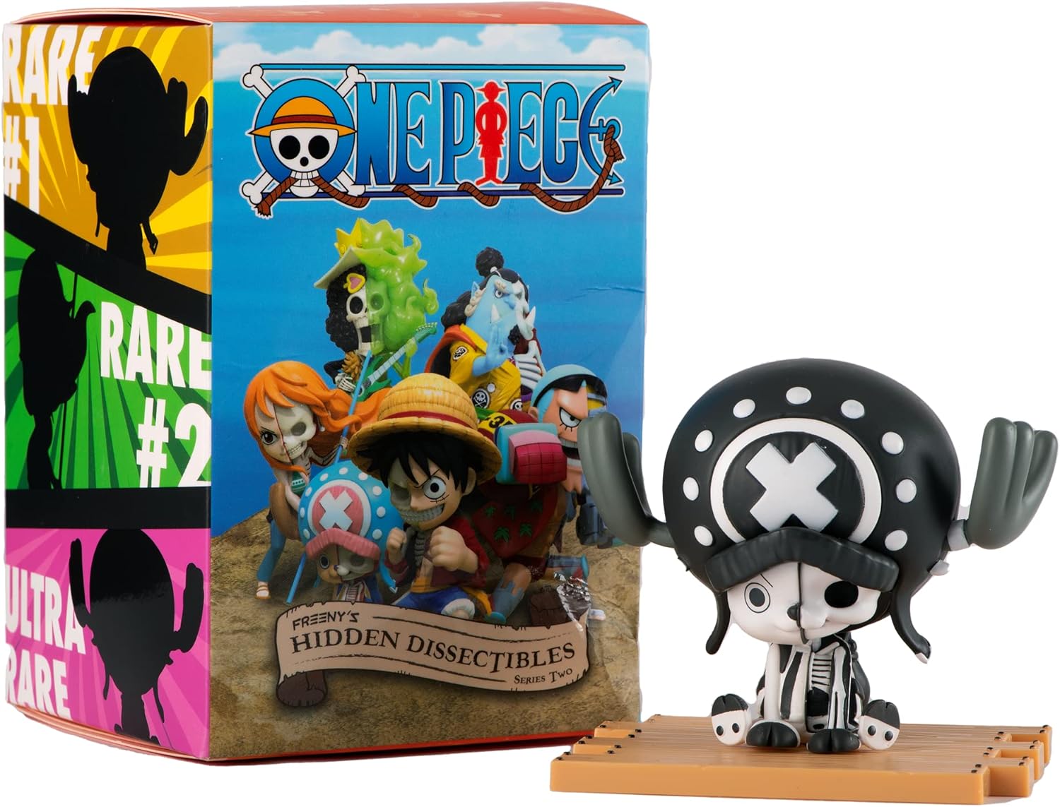 Mighty Jaxx Hidden Dissectibles Designed by Freeny: One Piece Series 2 Mystery Box with Collectible Miniatures Each Pack Contains One Random Miniature