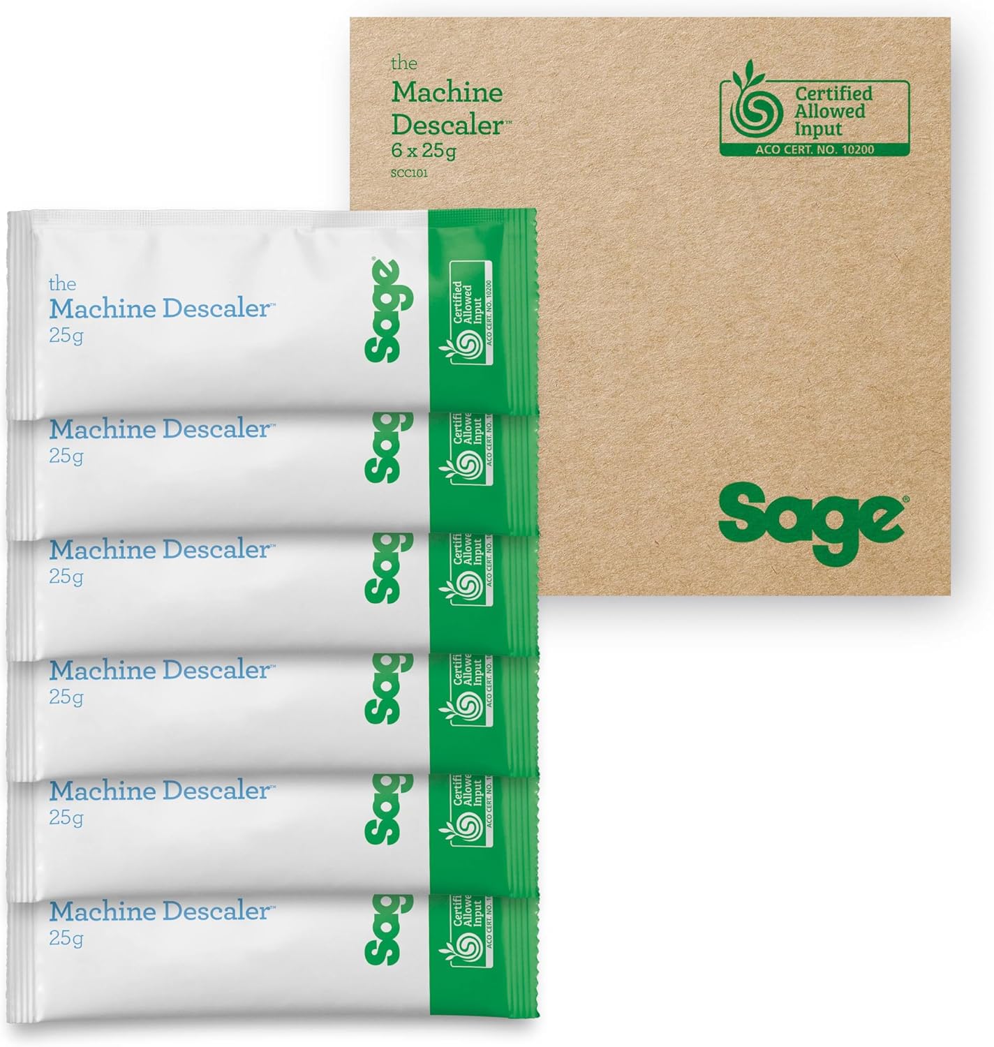 Sage Machine Descaler, For Coffee Machines and Kettles, Pack of 6