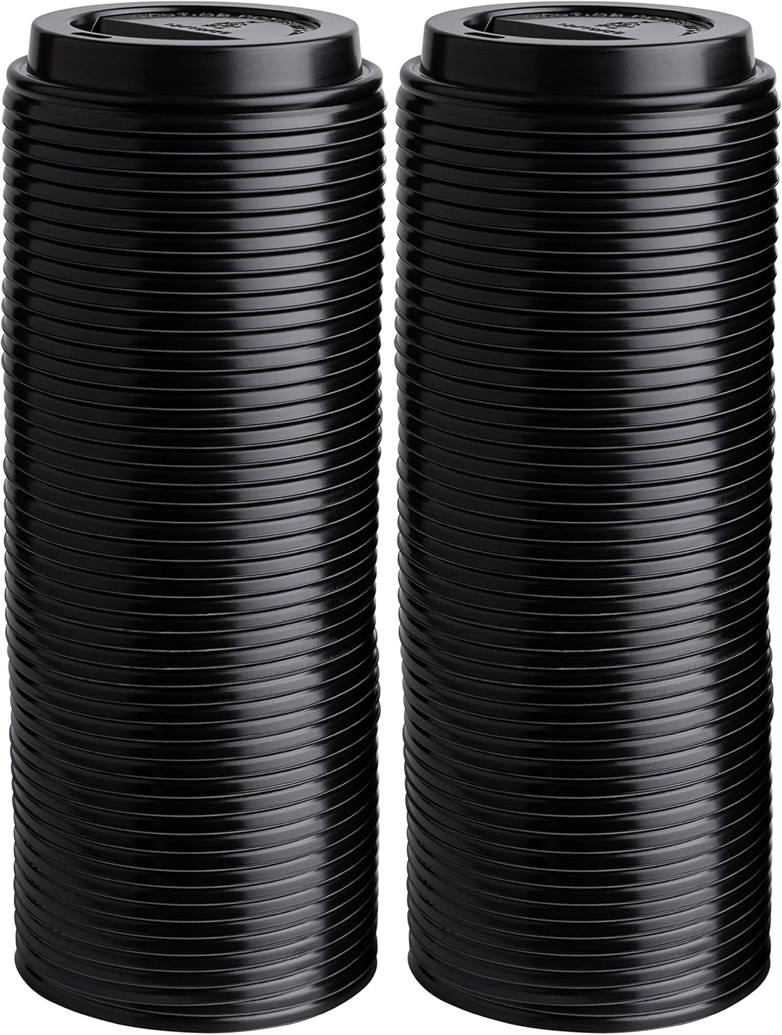 ELEGANT DISPOSABLES [100 PACK LIDS] Lids For 8 oz oz Paper Hot Cups - Coffee Cup for Espresso, Cold, or Hot Drinks, Tea, Coffee, Hot choclate