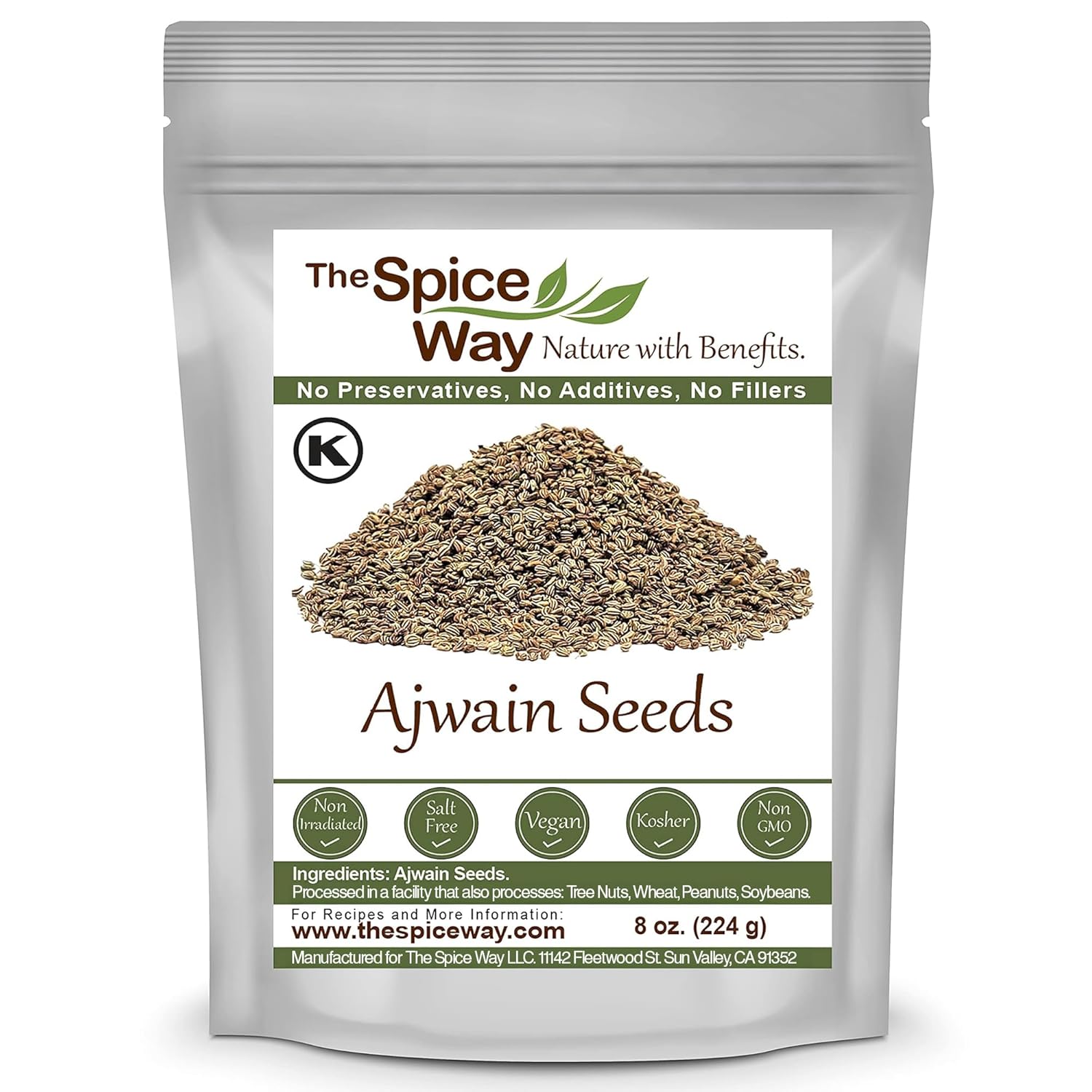 The Spice Way Ajwain Seeds - (8 oz) carom seed