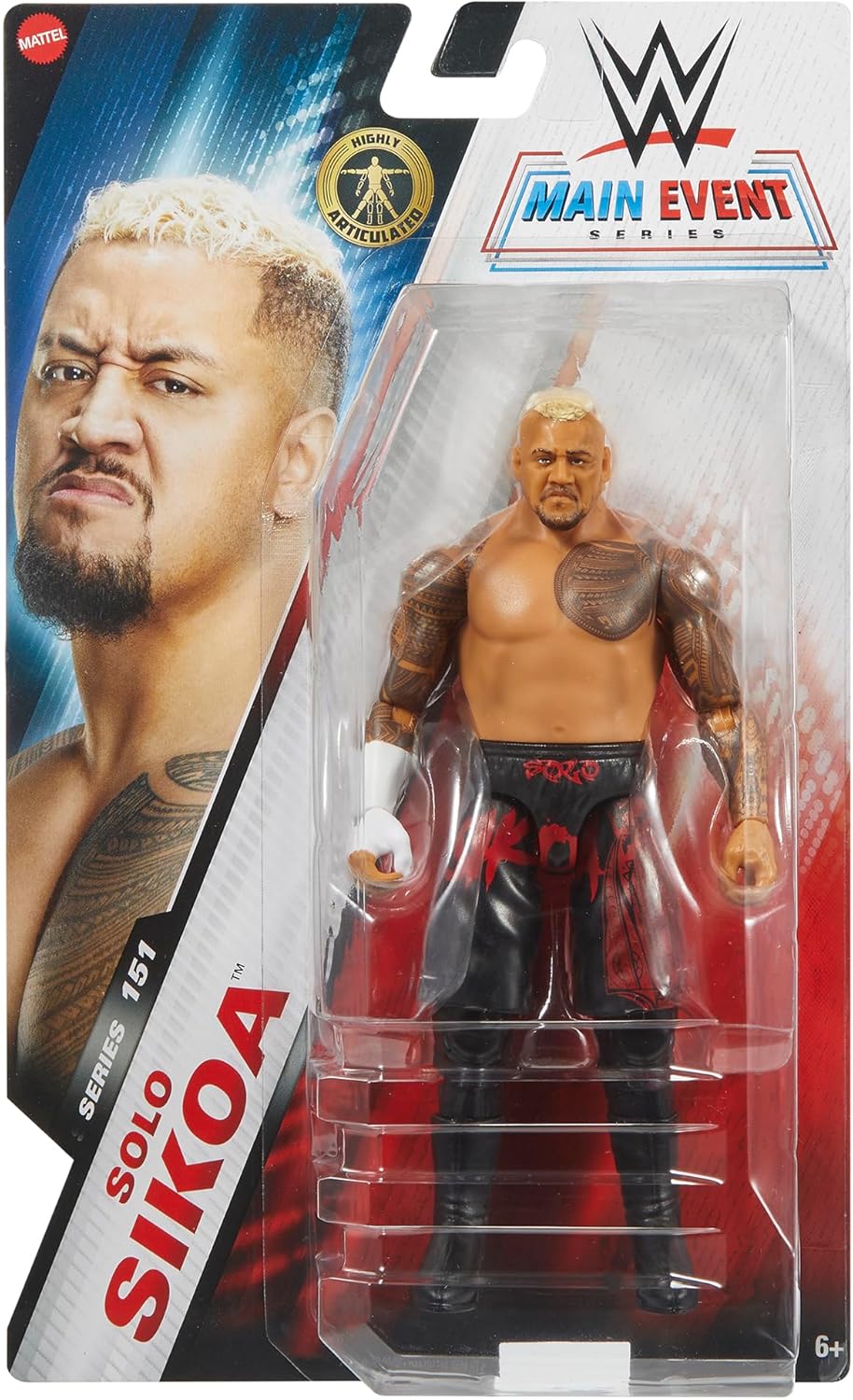 Solo Sikoa - WWE Main Event 151 Toy Wrestling Action Figure