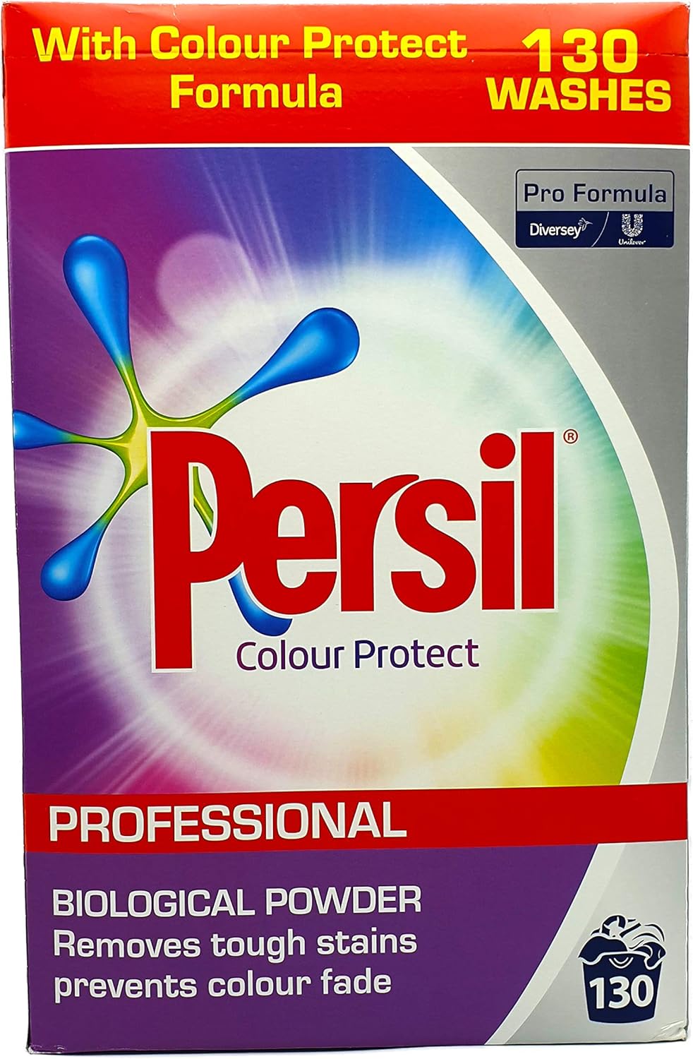 Persil Colour Protect 130 Washs Professional Biological Washing Powder Detergent