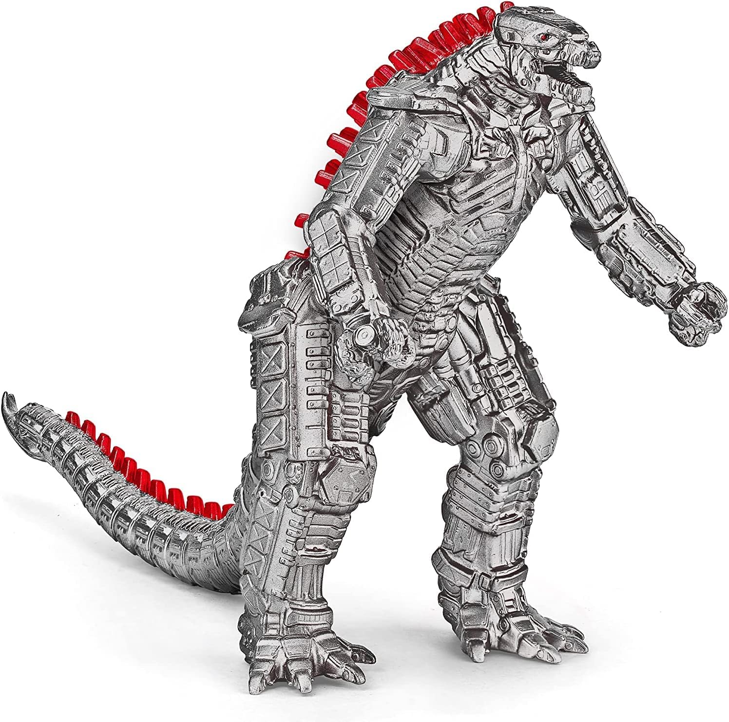 MechaGodzilla vs. Kong Toy Action Figure, King of The Monsters 2021 Movie Series Movable Joints Birthday Kid Gift, Travel Bag, Silver
