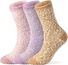 Litfun Fuzzy Socks for Women Cozy Fluffy Winter Warm Sleep Socks Super Comfy and Soft