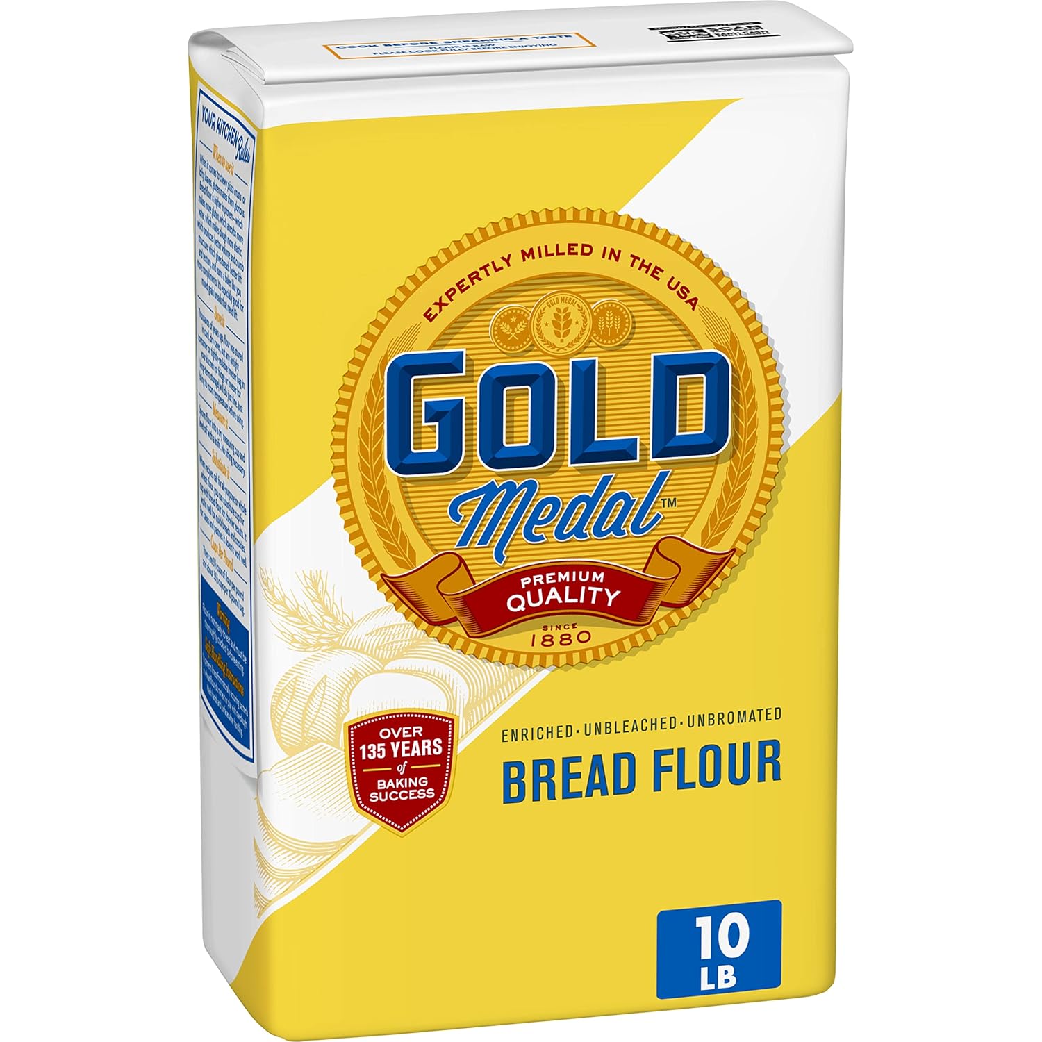 Gold Medal Premium Quality Bread Flour for Baking, 10 lb