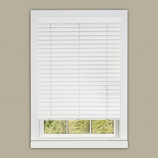 PowerSellerUSA Achim Home Furnishing Cordless GII Luna 2" Slat White Venetian Window Blinds 32" W x 64" L