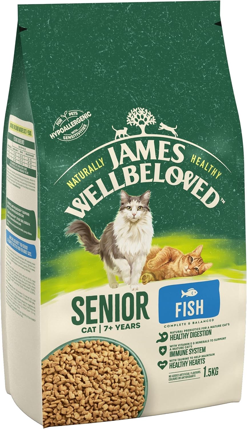 Fish and Rice Senior Cat Food 1.5 Kg