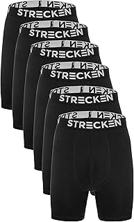 6 Pack of Men's Boxer Briefs Ultra Soft Breathable Cotton Underwear Moisture Wicking Men's Briefs Value Pack