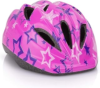 Kid Bicycle Helmets, LX LERMX Kids Bike Helmet Ages 3-5/5-14 Adjustable from Toddler to Youth Size, Durable Kids Bike Helmet with Fun Designs for Boys and Girls