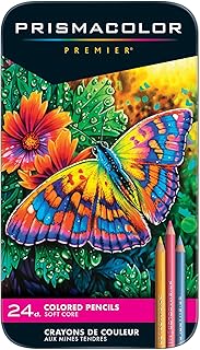 Prismacolor Premier Colored Pencils, Soft Core, 24 Pack