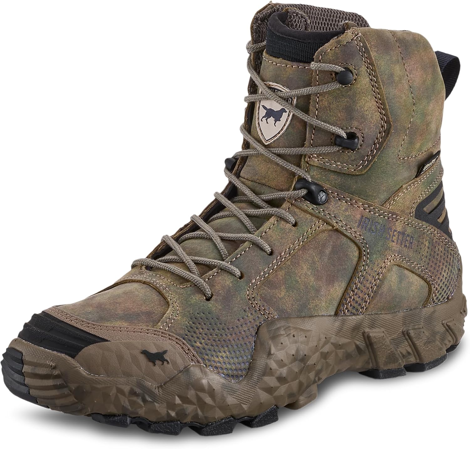 Irish Setter, VaprTrek, Men’s, 8", Waterproof, Hunting Boot, Earth Field Camo