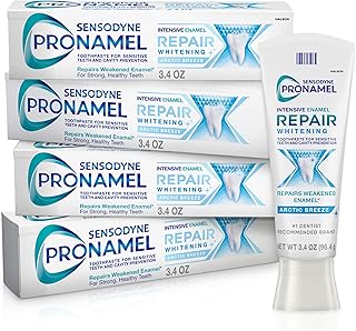 Sensodyne Pronamel Intensive Enamel Repair Toothpaste for Sensitive Teeth and Cavity Protection, Whitening Toothpaste to Strengthen Enamel, Arctic Breeze - 3.4 Ounces (Pack of 4)