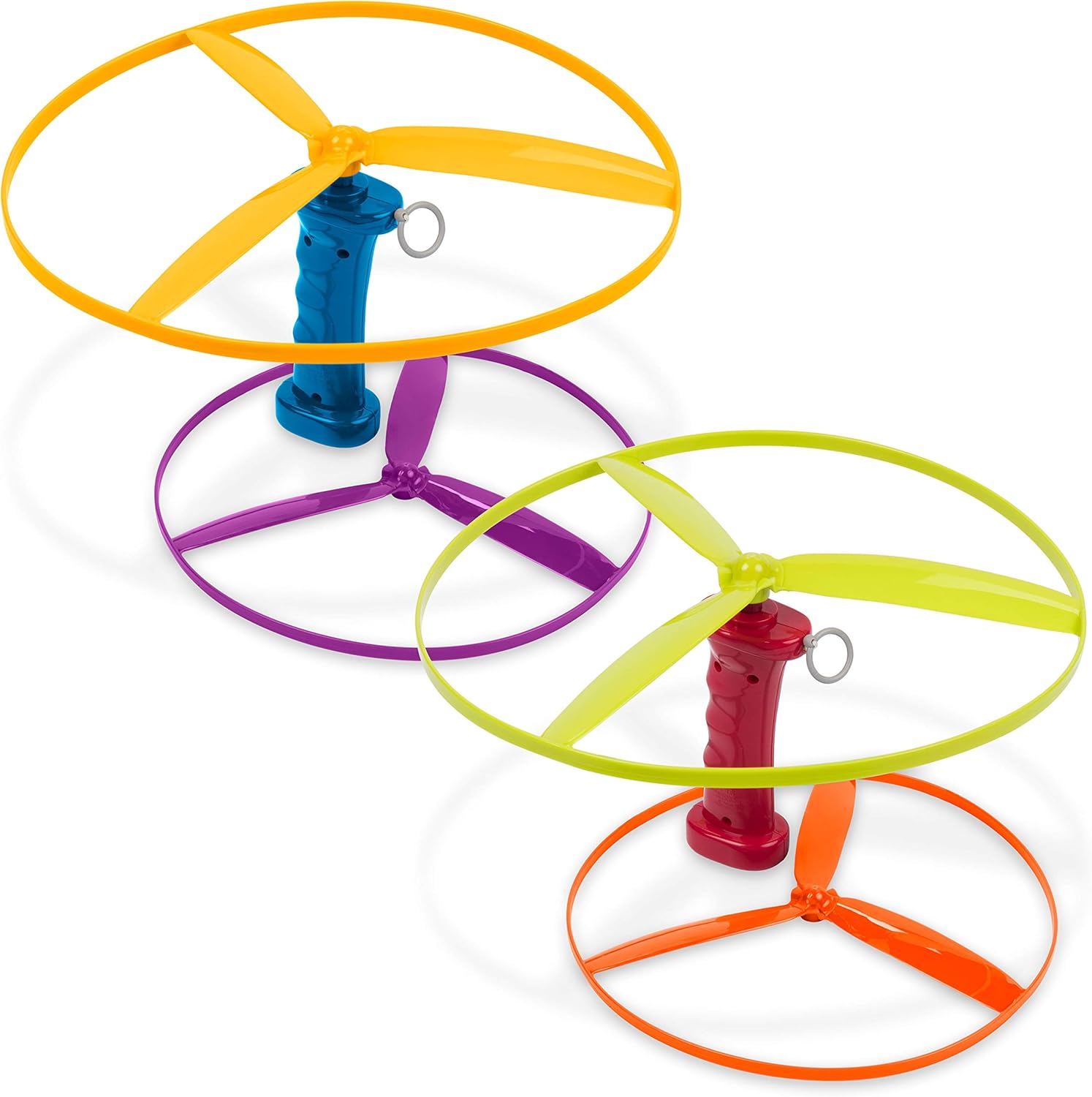 Battat – Flying Disc Toy – 2 Launchers & 4 Discs – Helicopter Playset – Outdoor Toys For Summer – 3 Years + – Skyrocopter