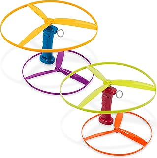 Battat – Flying Disc Toy – 2 Launchers & 4 Discs – Helicopter Playset – Outdoor Toys For Summer – 3 Years + – Skyrocopter