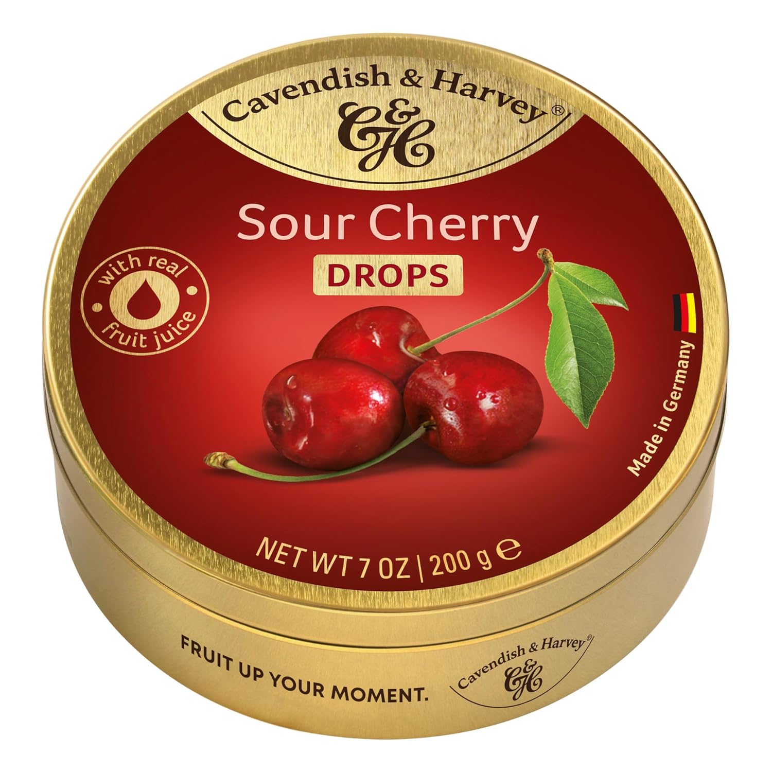 Cavendish & Harvey Sour Cherry Drops- 7 oz(200 g)