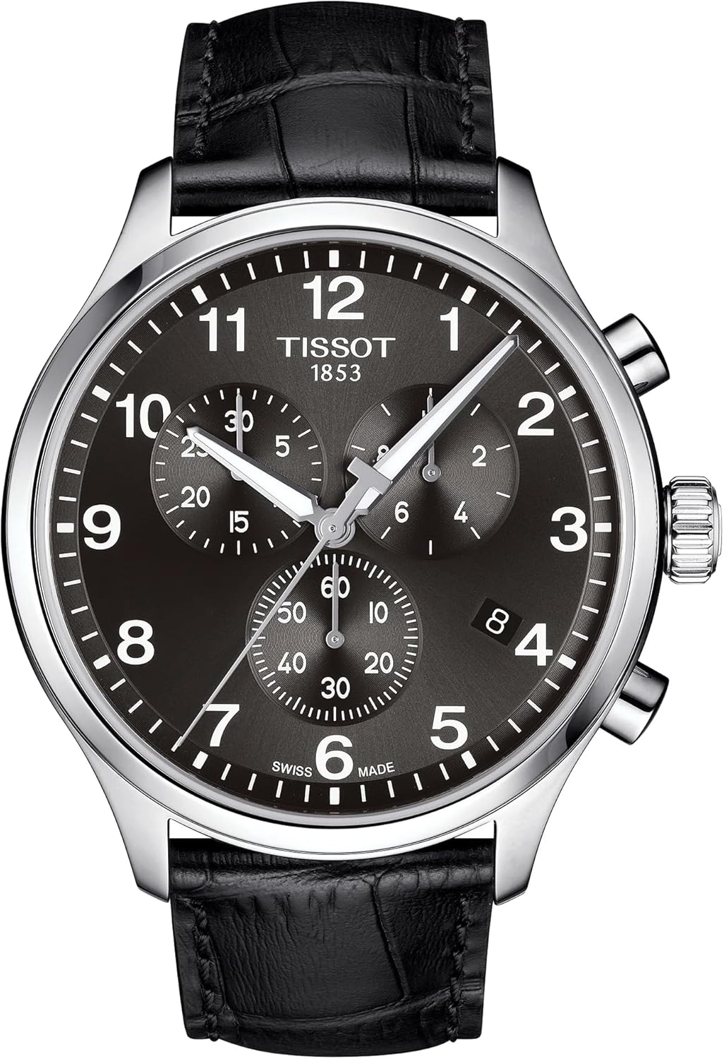 Tissot mens Tissot Chrono XL Stainless Steel Casual Watch Black T1166171605700