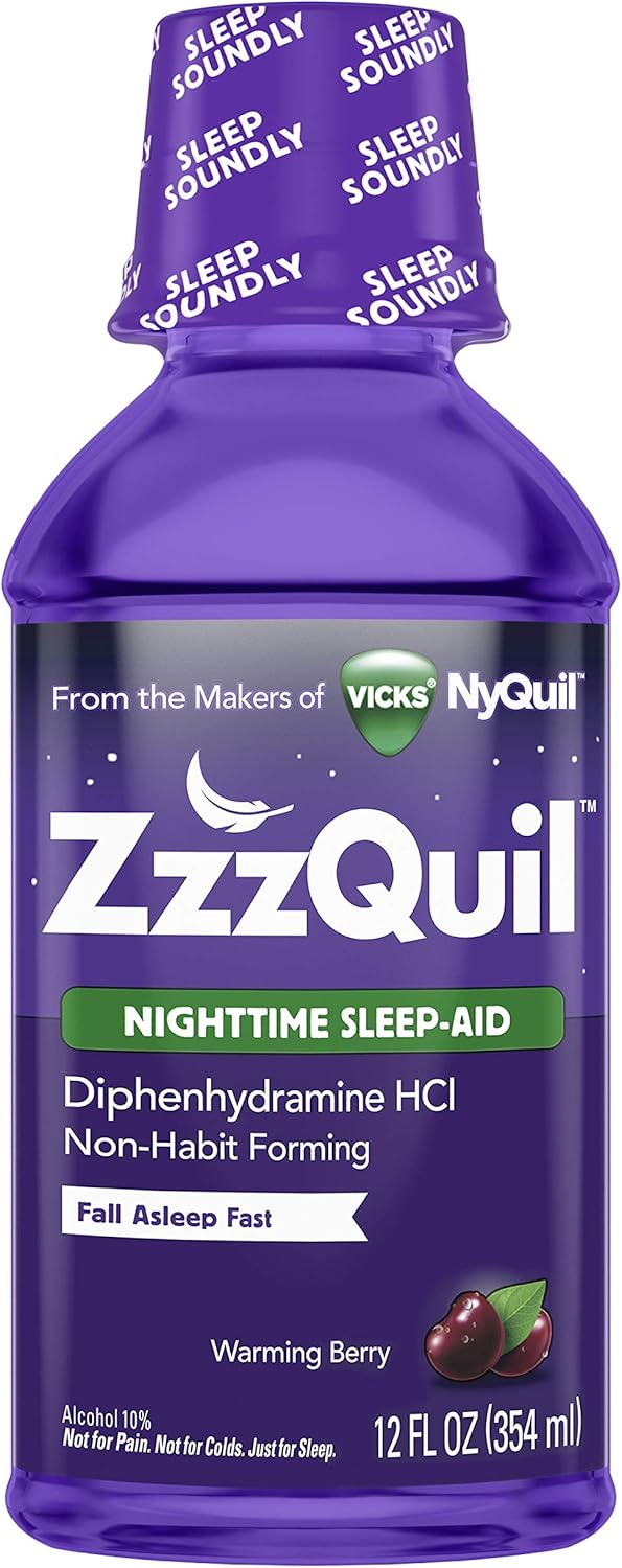 Zzzquil Nightime Sleep Ai Size 12z Zzzquil Nightime Sleep Aid 12z