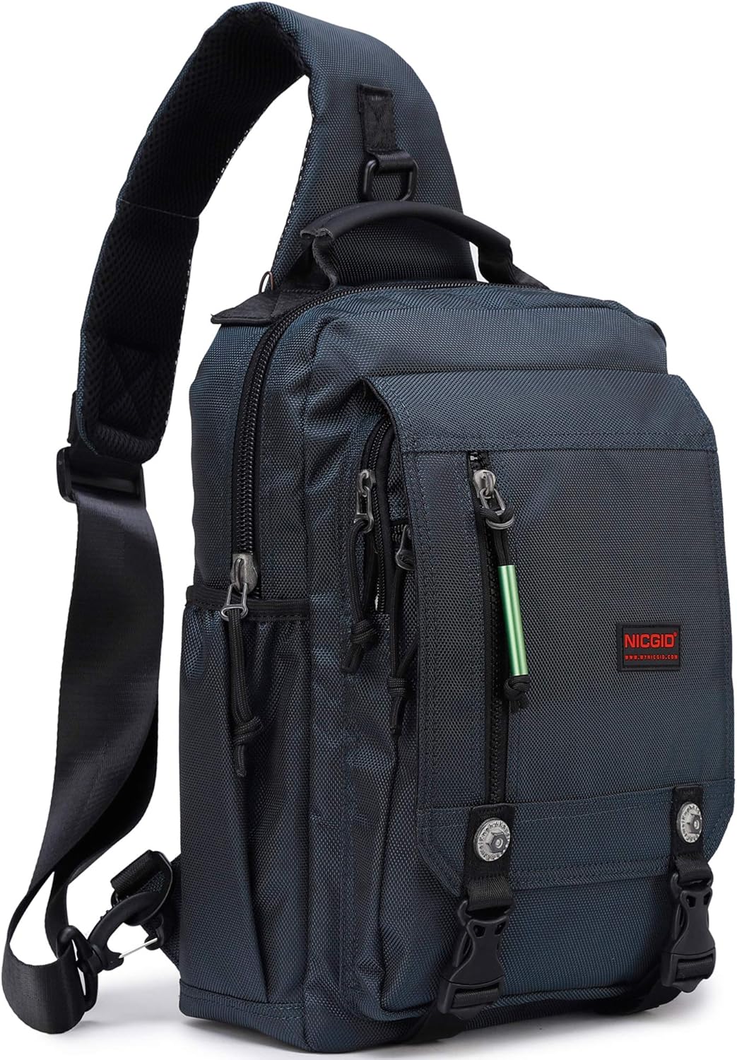 NICGID Sling Bags Chest Shoulder Backpacks, 13.3'' 14.1'' 15.6''Laptop Backpack Crossbody Messenger Bag Travel Outdoor