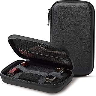 Smell Proof Bag, Smell Proof Stash Bag with 4 KS Tubes Odor Proof Bag, Smell Proof Bags For Travel, Smell Proof Bag Fit in Pocket and Gift for Men/Women (Black)