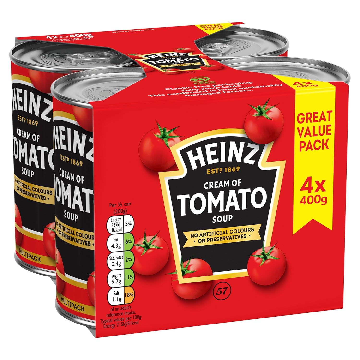 Heinz Tomato Soup, 14.10 Ounce (Pack of 4)