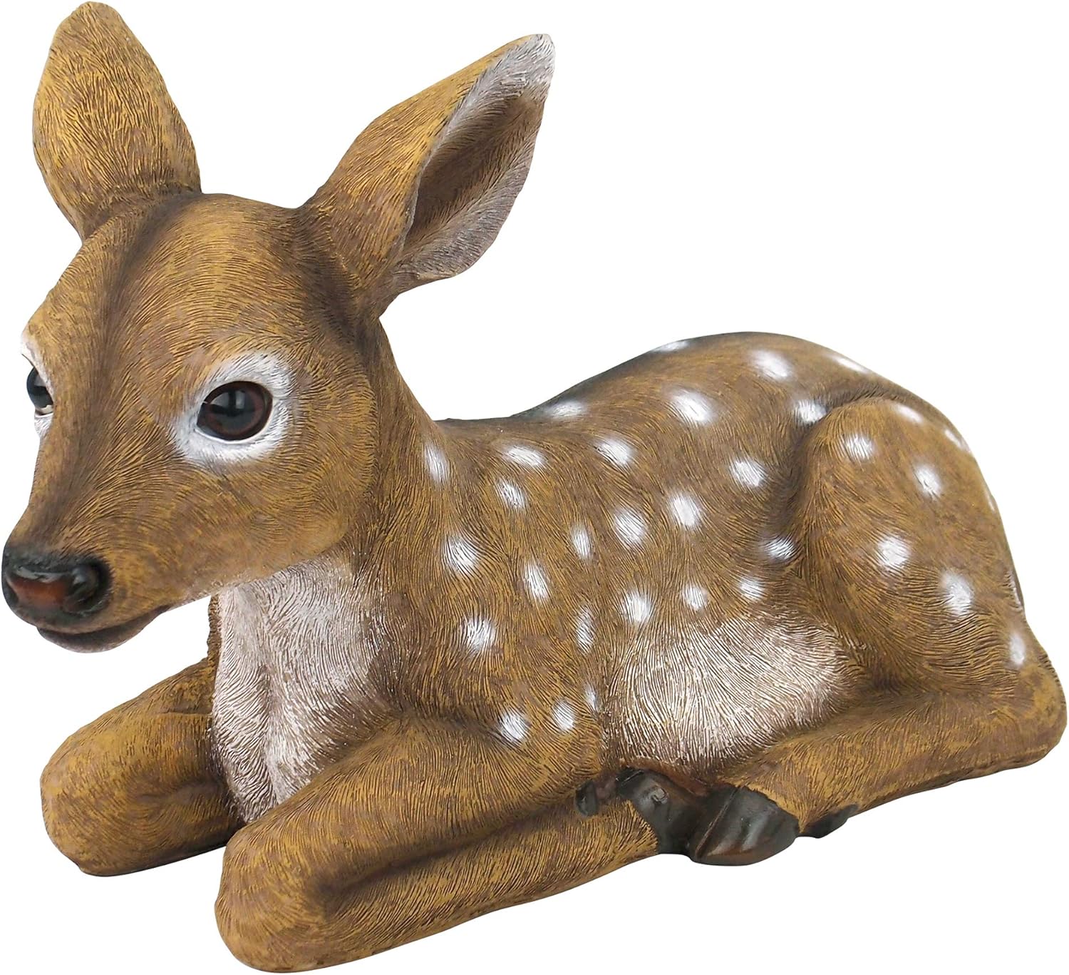 Design Toscano Darby, the Forest Fawn Baby Deer Statue, Full Color