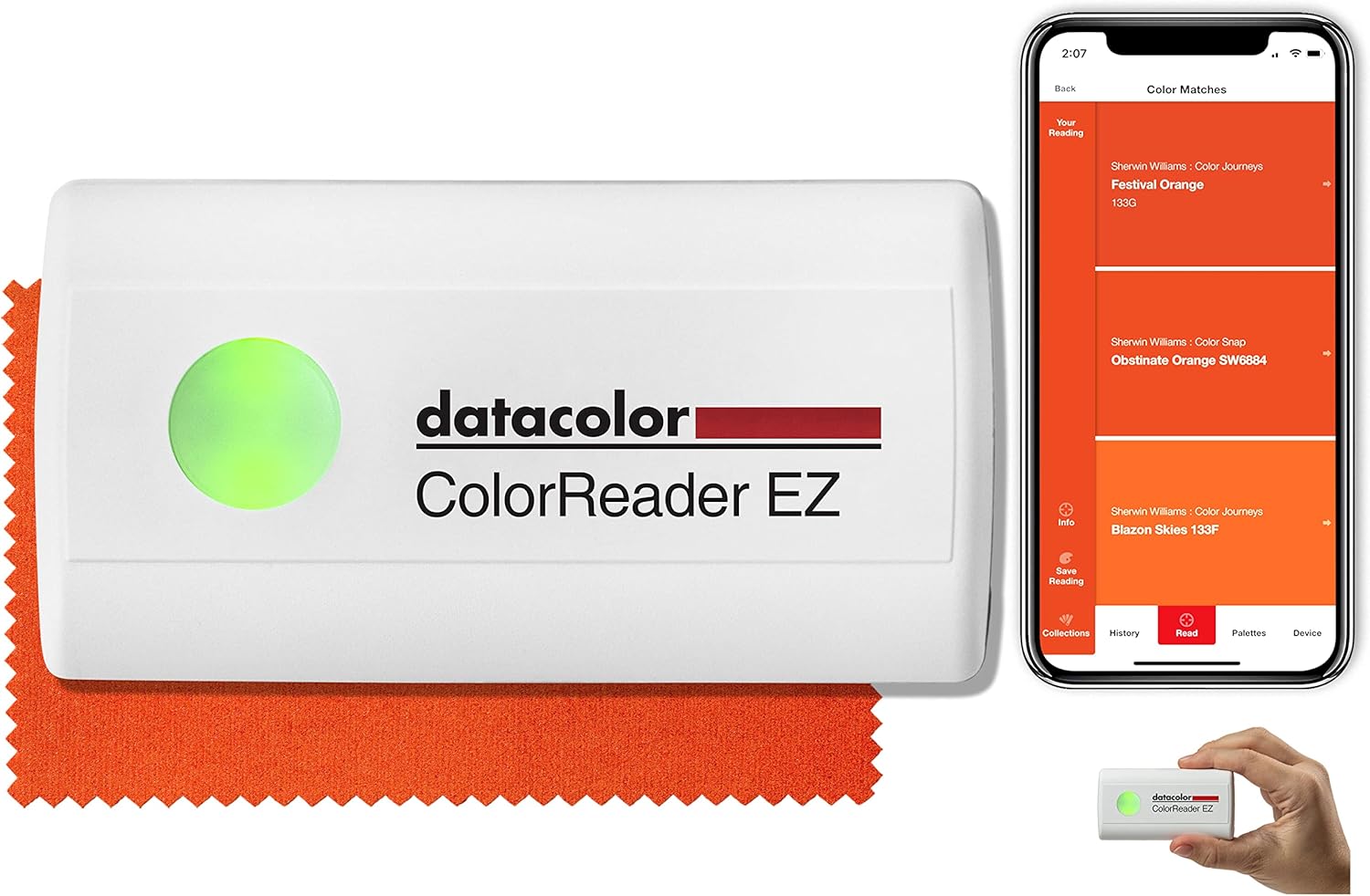 Datacolor ColorReader EZ: Scan Any Colour to Match and Coordinate Paint and Digital Colour Values Instantly, Eliminating Stressful Colour Indecision