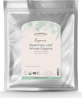 Starwest Botanicals Organic Rosemary Leaf Whole, 1 Pound Bag