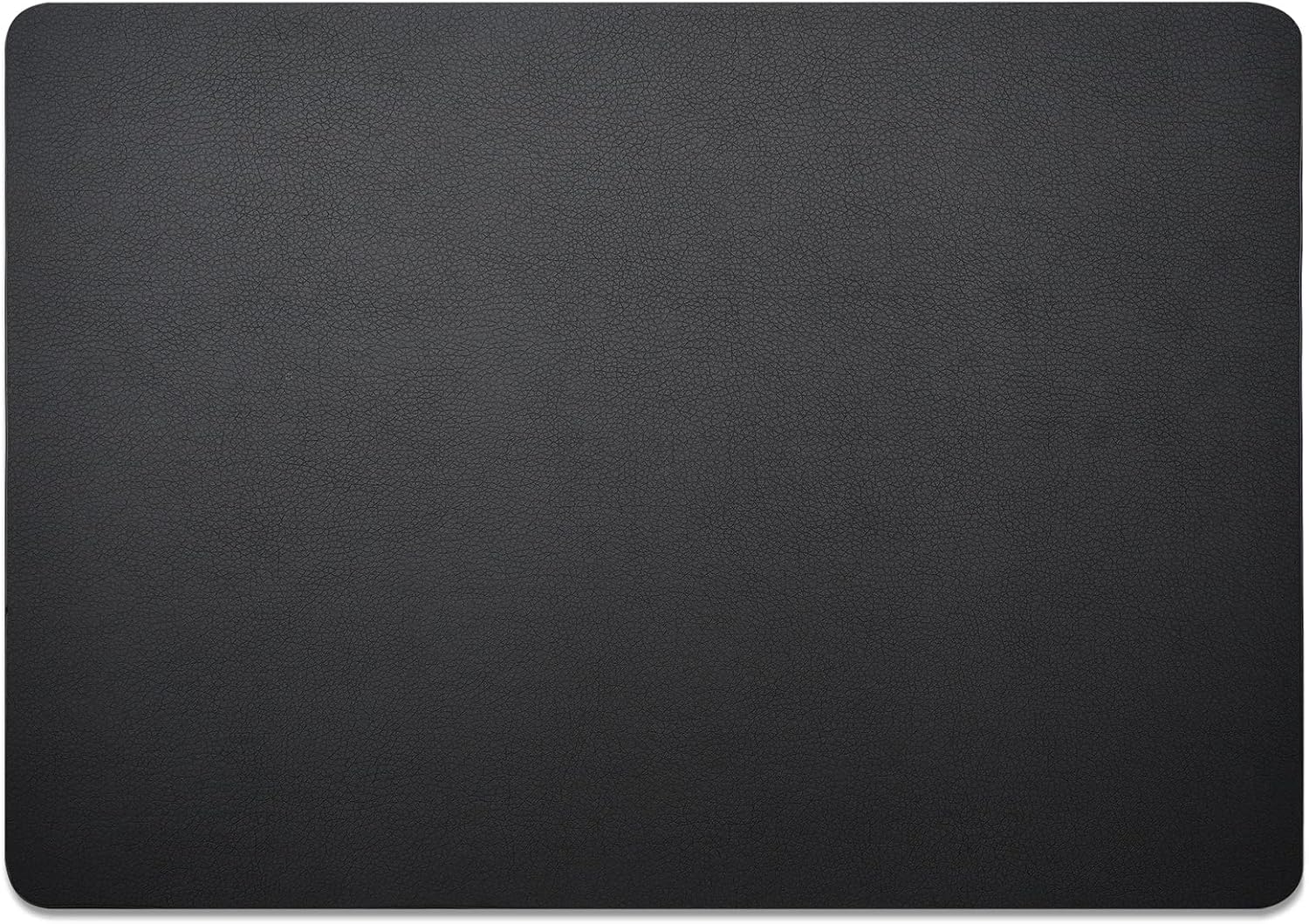 Nekmit Leather Desk Blotter Pad 17 x 12 Inches, Flat, Non-Slip, Waterproof, Black