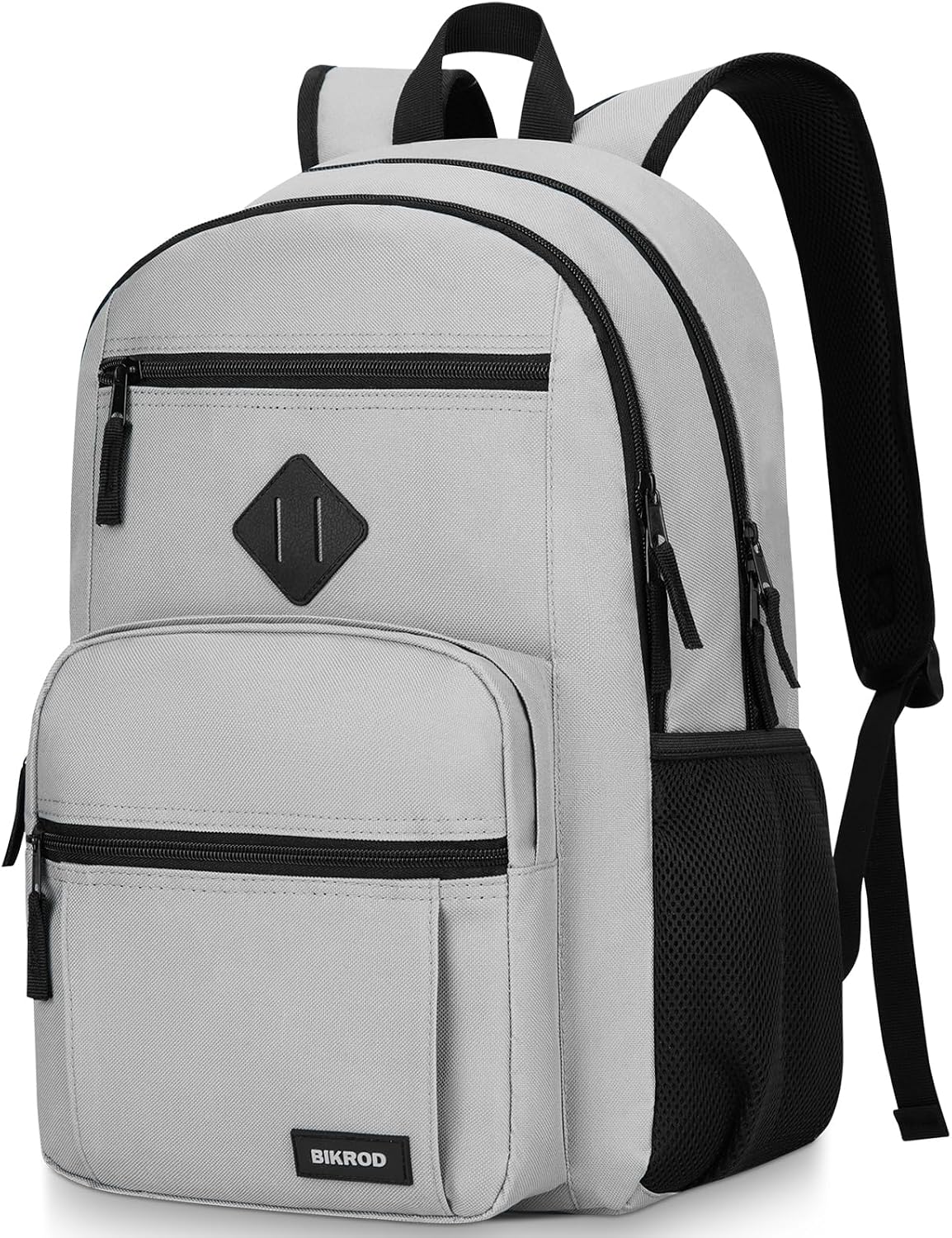 BIKROD Backpack for Men and Women, Lightweight Casual School Backpack for Teens Boys and Girls, Daily-use Travel Laptop Backpack with 17.3 Inch Notebook, High School Bookbag
