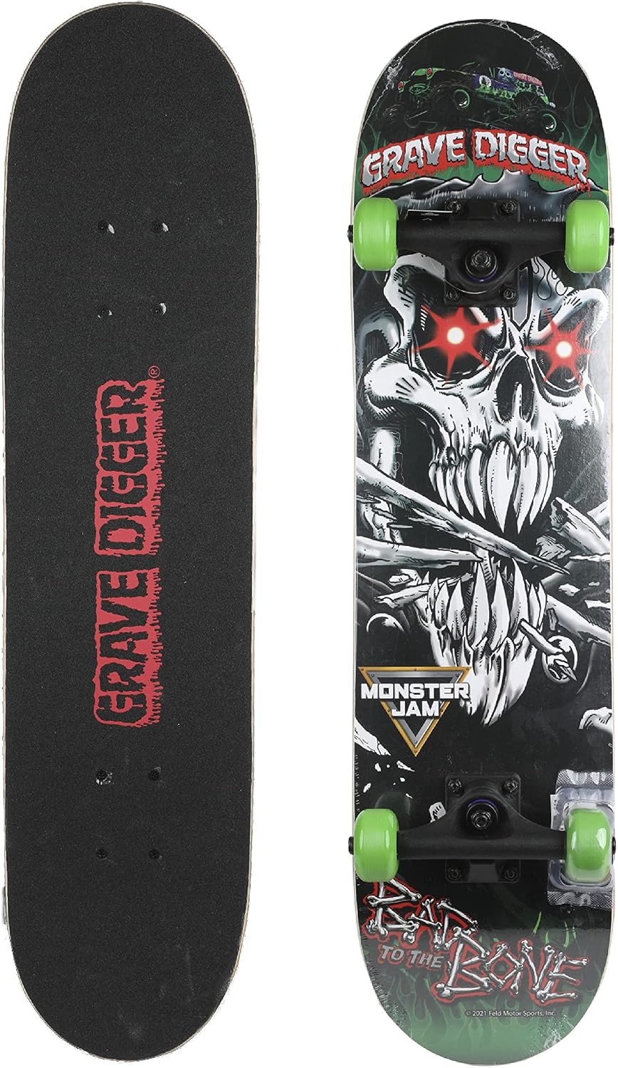 31-Inch Skateboard, 9-Ply Maple Deck, ABEC 5 Bearings