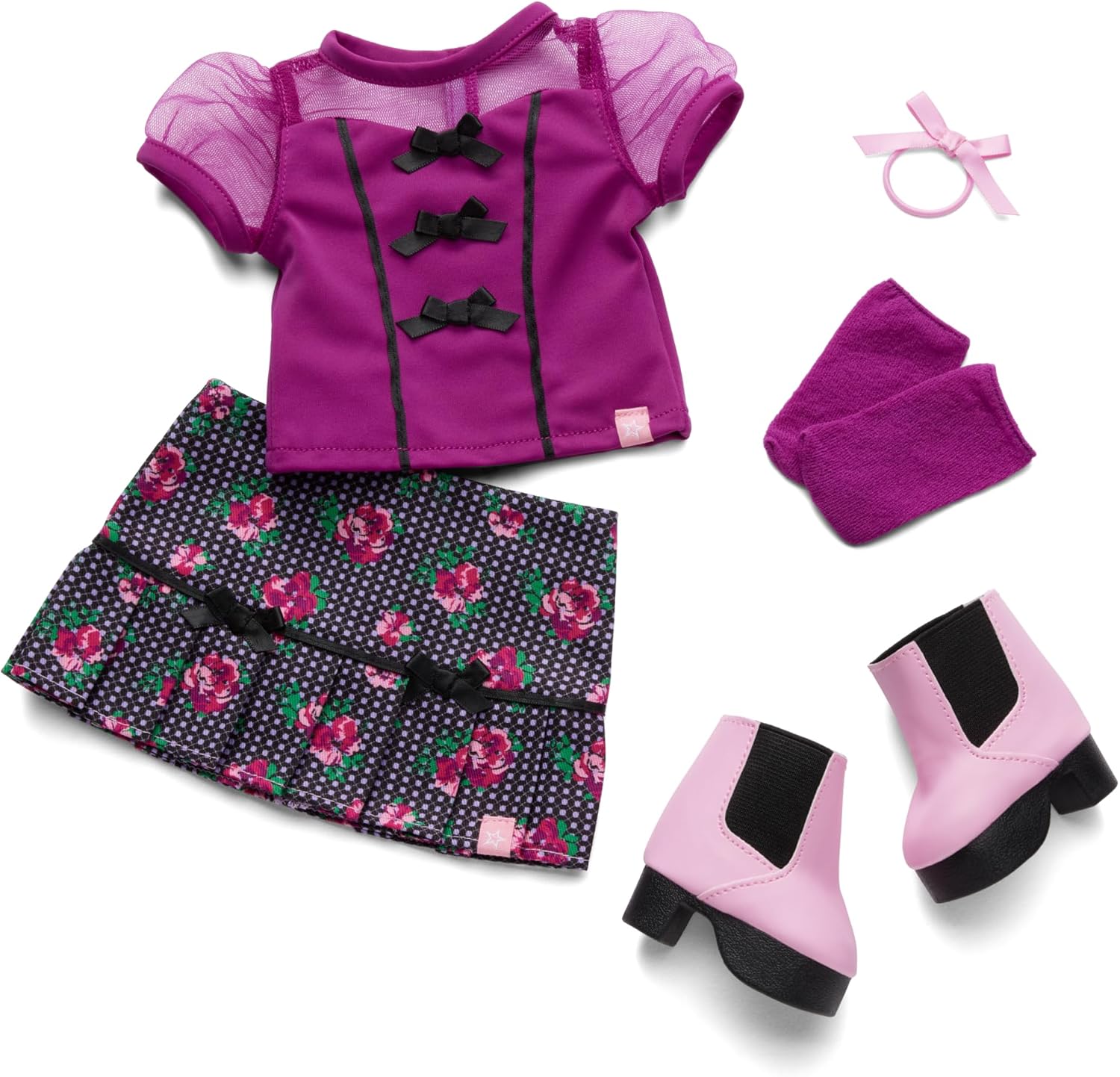 American Girl, Truly Me 18-inch Doll Outfit, Bows & Blooms Outfit, for Ages 6+