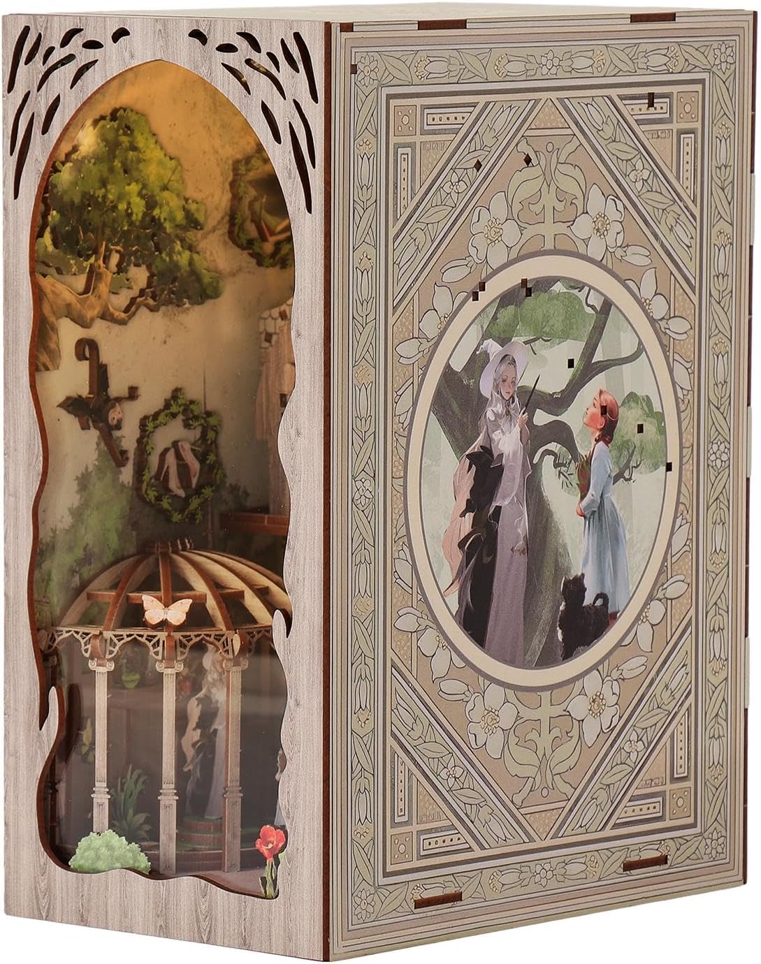 F Fityle Book Nooks Kits for Dollhouse Bookends Model Build Bookshelf Insert Decor Bookshelf Dollhouse Dollhouse Booknooks Nooks Kits