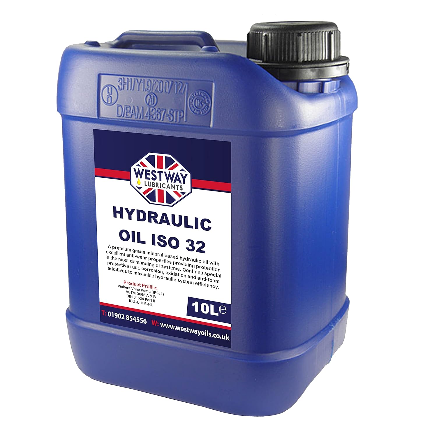 Hydraulic Oil ISO 32 HLP 32 10 Litres 10L