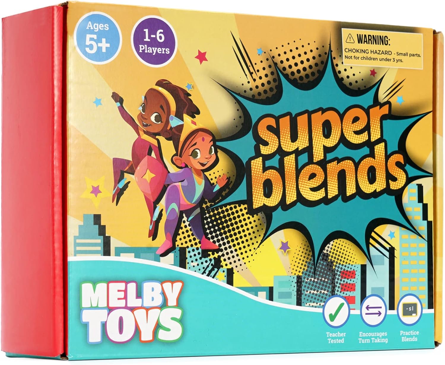 Super Blends Phonics Reading Game (22 Blends) - Blends Game (Ages 5+), Phonics Games, Reading Games for Emerging Readers, Best Reading Resources for Parents and Teachers, Blending Cards for Kids