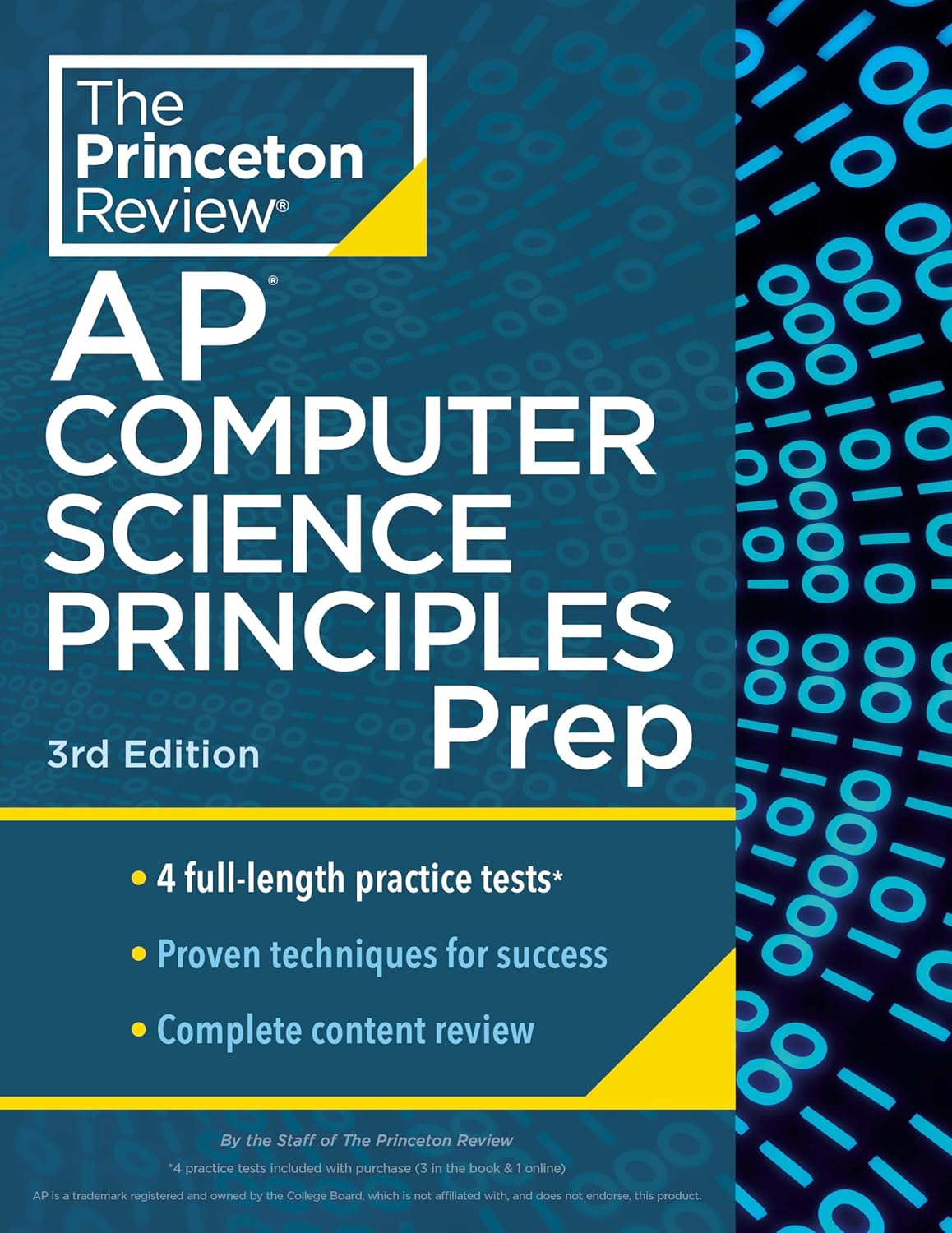 Princeton Review AP Computer Science Principles Prep, 3rd Edition: 4 Practice Tests + Complete Content Review + Strategies & Techniques (2024) (College Test Preparation)