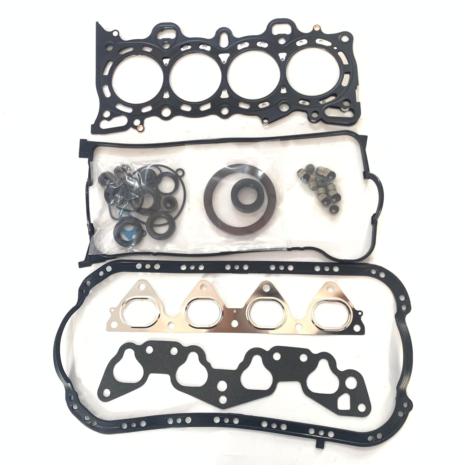 D15Z4 D16Y7 D16Y8 Full Gasket Set 06110-P2A-020 50164200 Compatible for Honda 1996-1998 Civic EK3 CR-X 16V Automotive Spare Parts