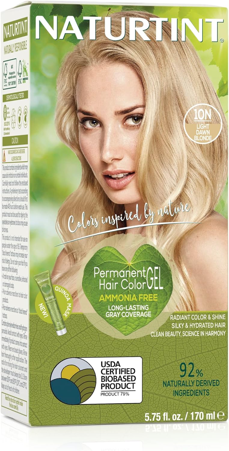 Naturtint Hair Color - Permanent - 10n - Light Dawn Blonde - 5.28 Oz