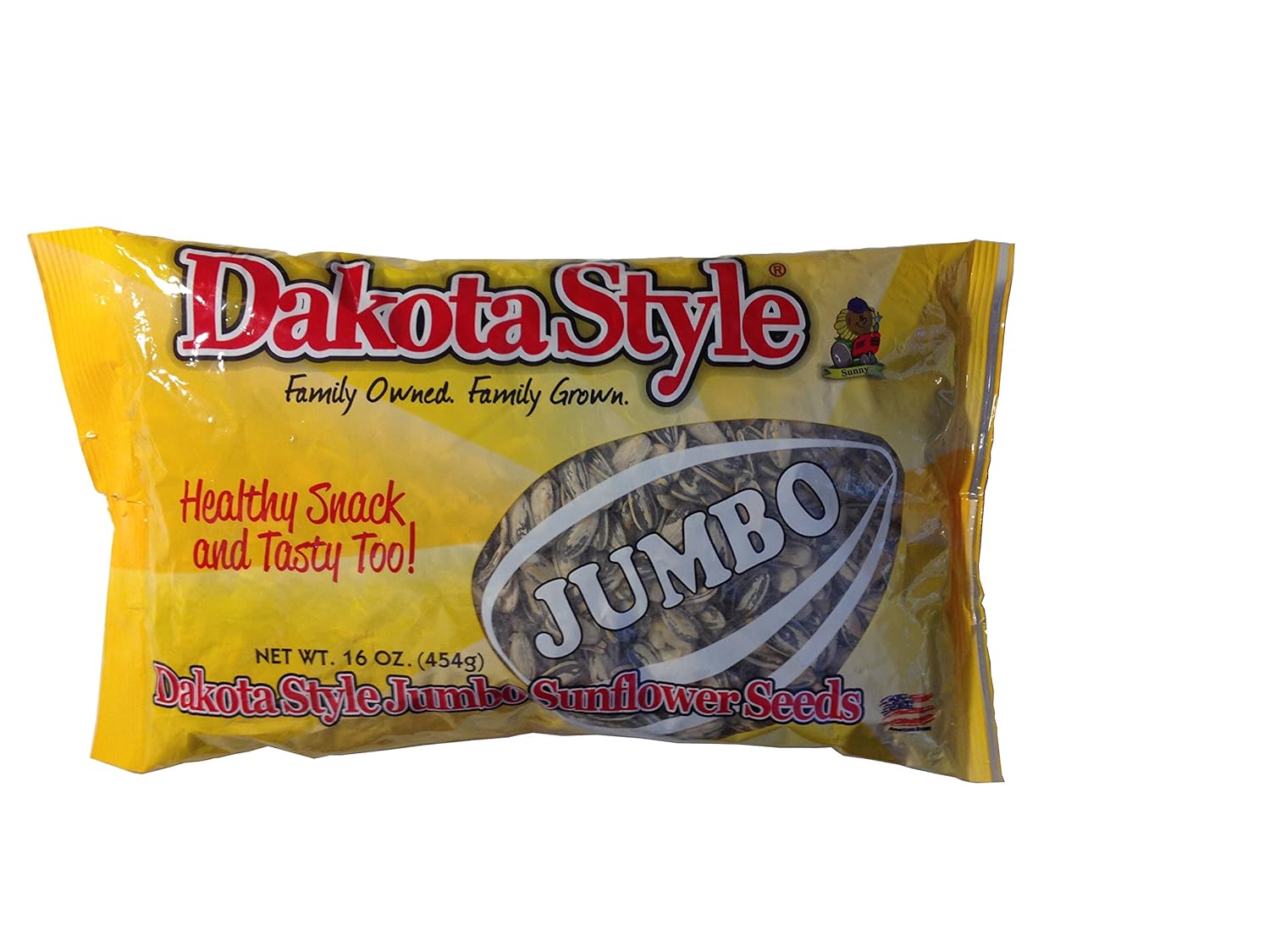Dakota Style Sunflower Seeds, Jumbo 16 Oz (Pack of 2)