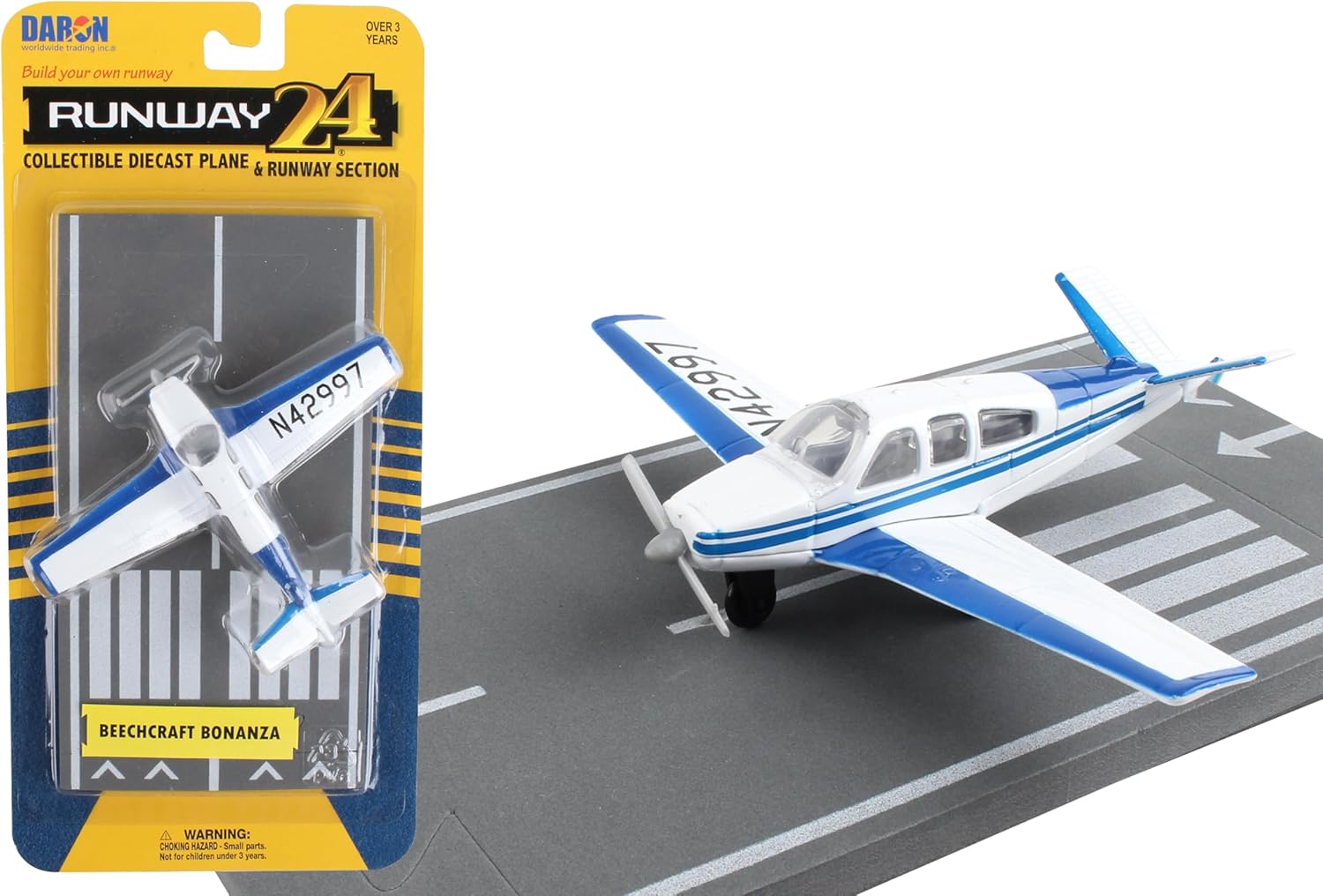 Daron Worldwide Trading Runway24 Beechcraft Bonanza Vehicle