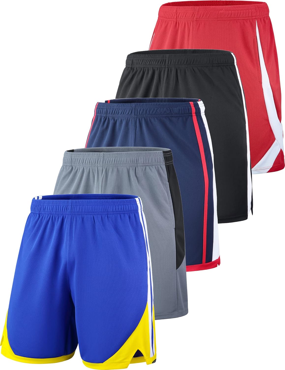 Liberty Imports Men's Athletic Mesh Shorts with Pockets