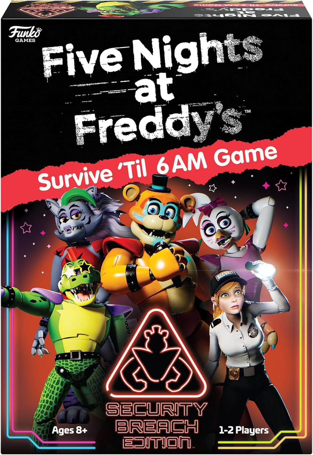 FUNKO GAMES FNAF Survive 'Till 6AM Game (Security Breach Edition)