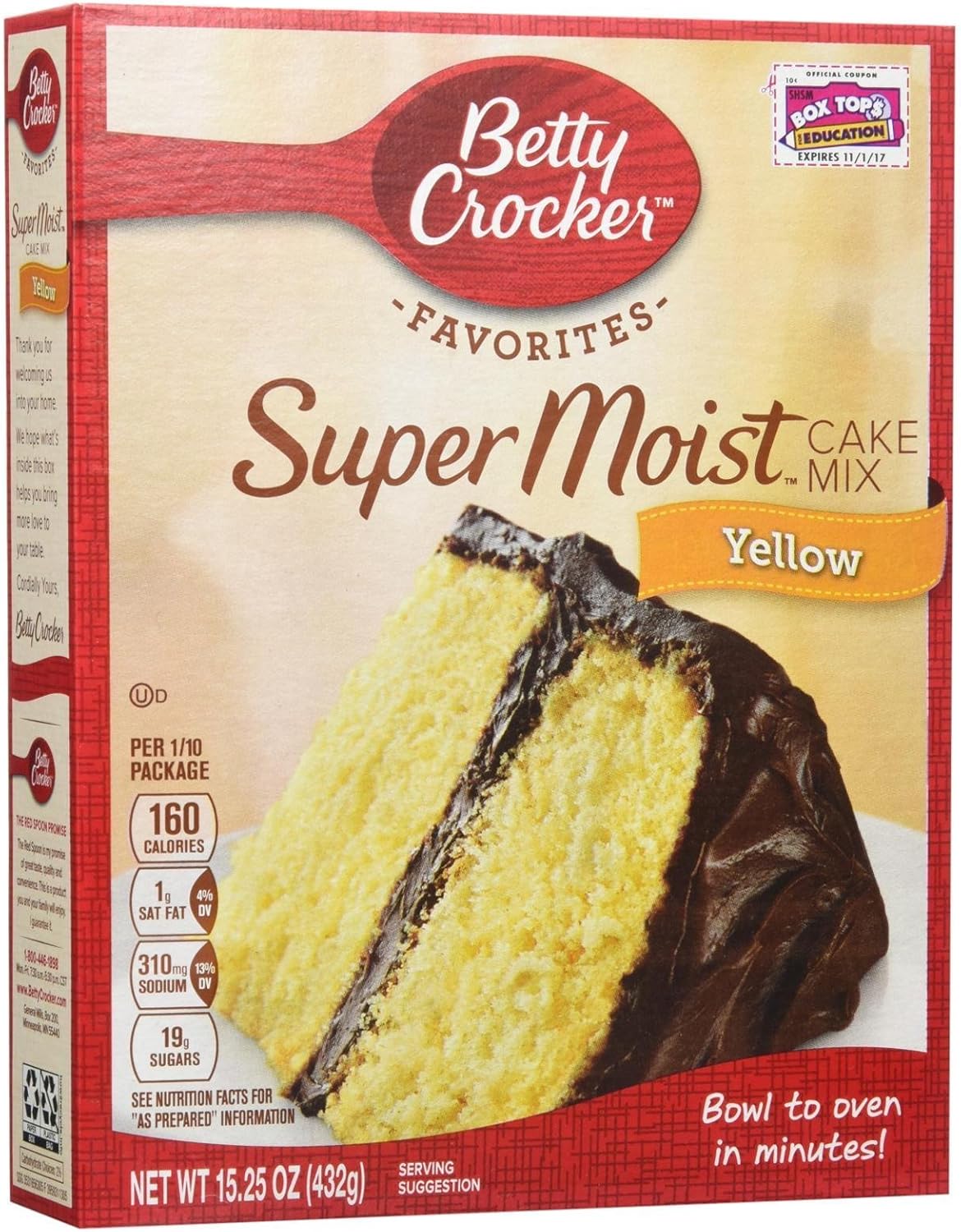 Betty Crocker Super Moist Butter Recipe Yellow Cake Mix