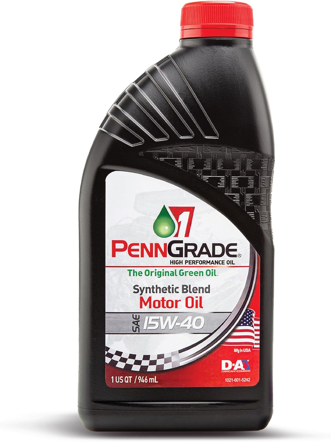 PENN GRADE 1, 71586, Synthetic Blend High Performance Oil SAE 15W-40, 1 Quart