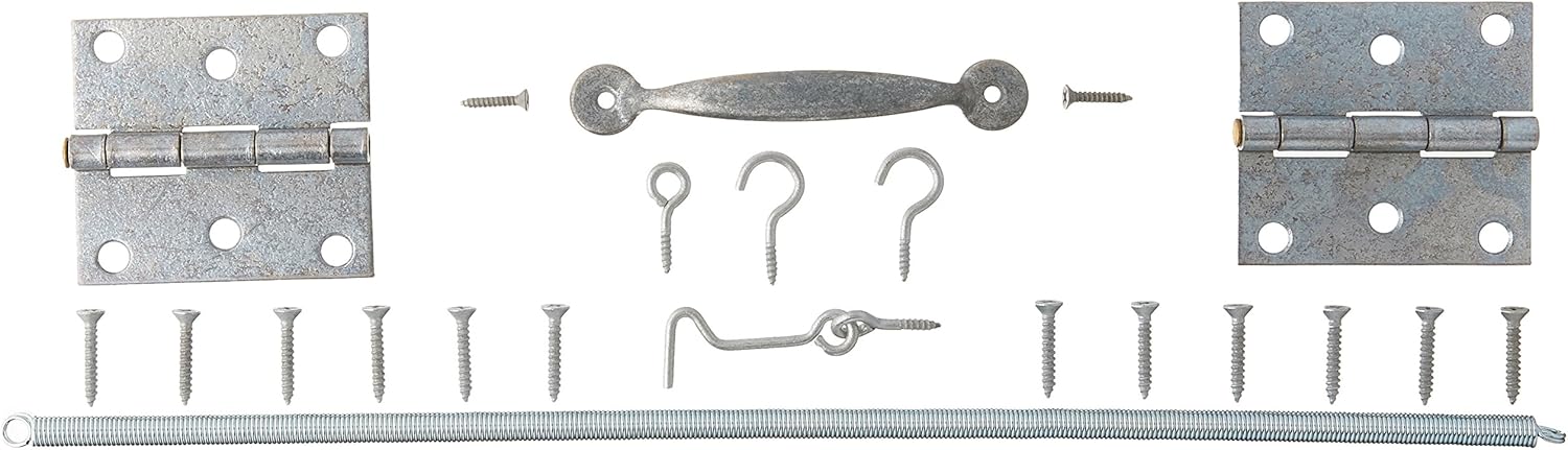 Wright Products - Screen Door Hardware Set, Galvanized