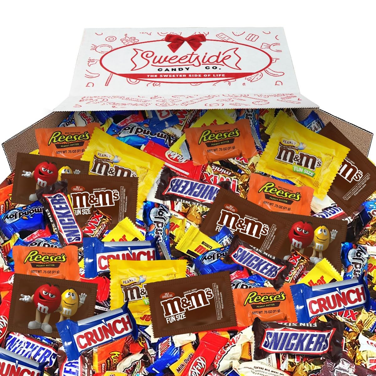 Chocolate Variety Pack - Assorted Bulk Mix - Movie Night Supplies, Snack Food Gift, Office Assortment- Gift Bag for Birthday Party, Kids, College Students & Adults (6 LBS)