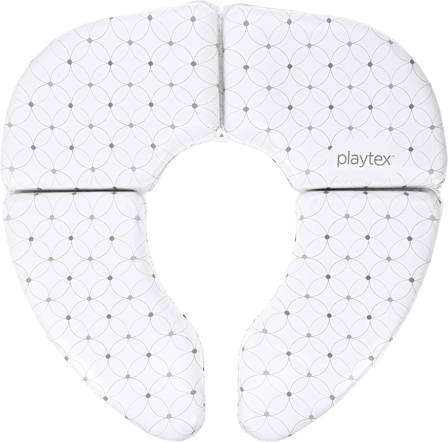 Ginsey Playtex Cushioned Folding Potty Seat, White