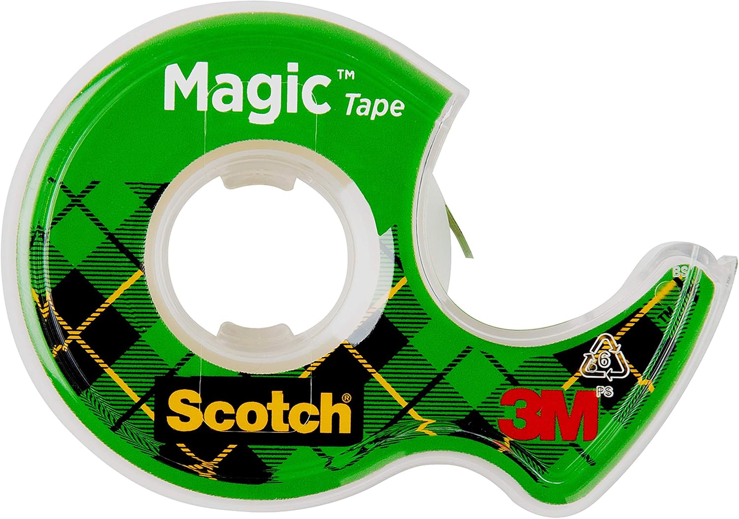 Scotch Magic Tape, Refillable Dispenser, 3/4" X 300", 3/Box