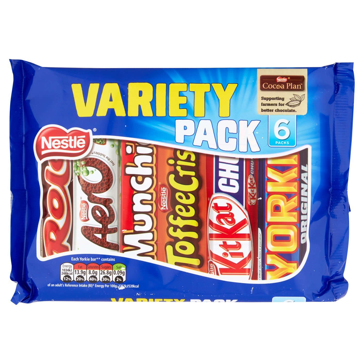 Original Nestle British Chocolate Variety Mix Rolos Aero Munchies Toffee Crisp Kit Kat Yorkie Imported From The UK England Nestle Variety Pack Original From England