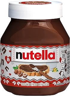 Nutella Hazelnut Spread With Cocoa For Breakfast, 26.5 Oz Jar, Holiday Baking And Desserts - packaging may vary