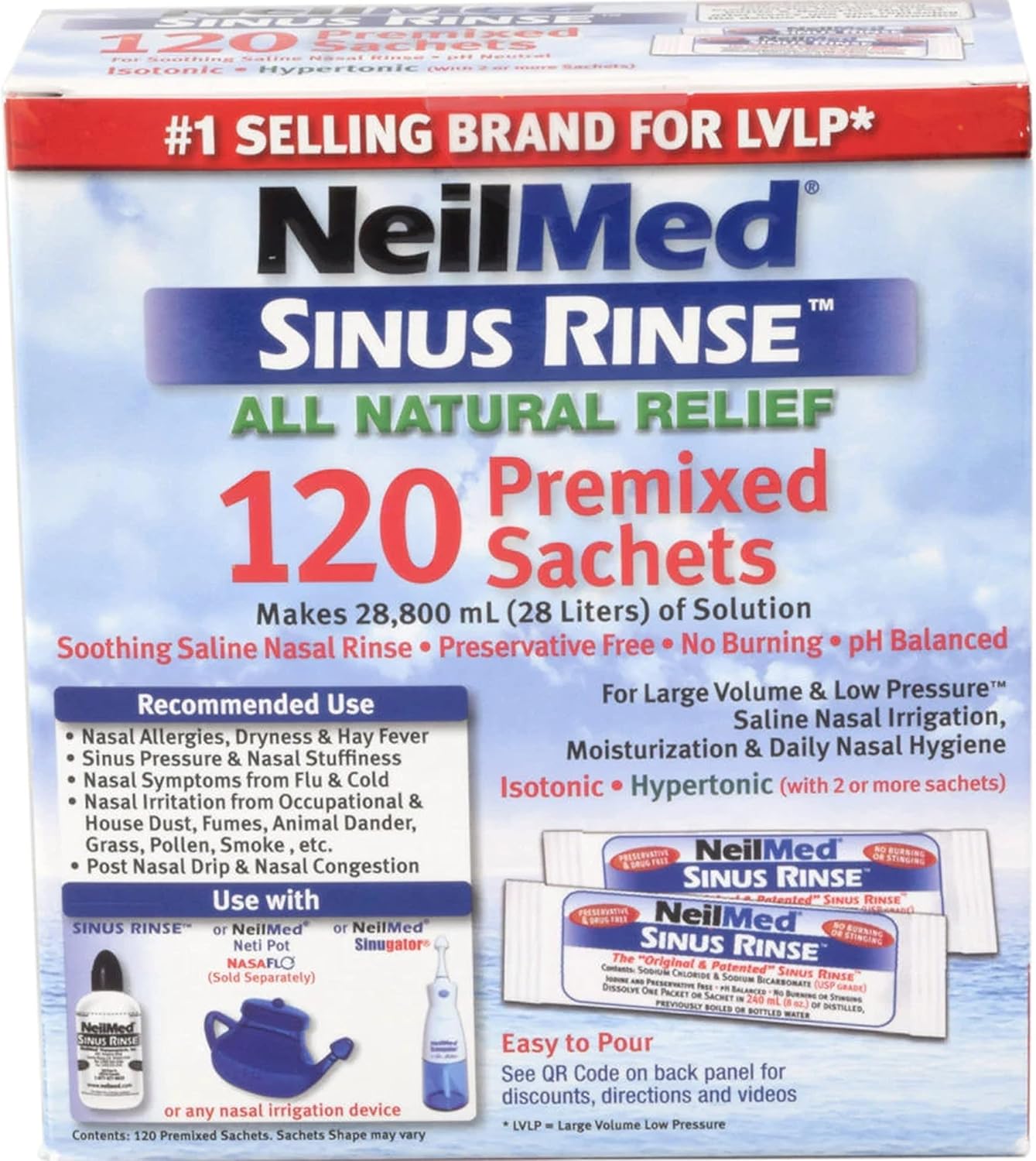 Neilmed Sinus Rinse Kit Sachet 120S